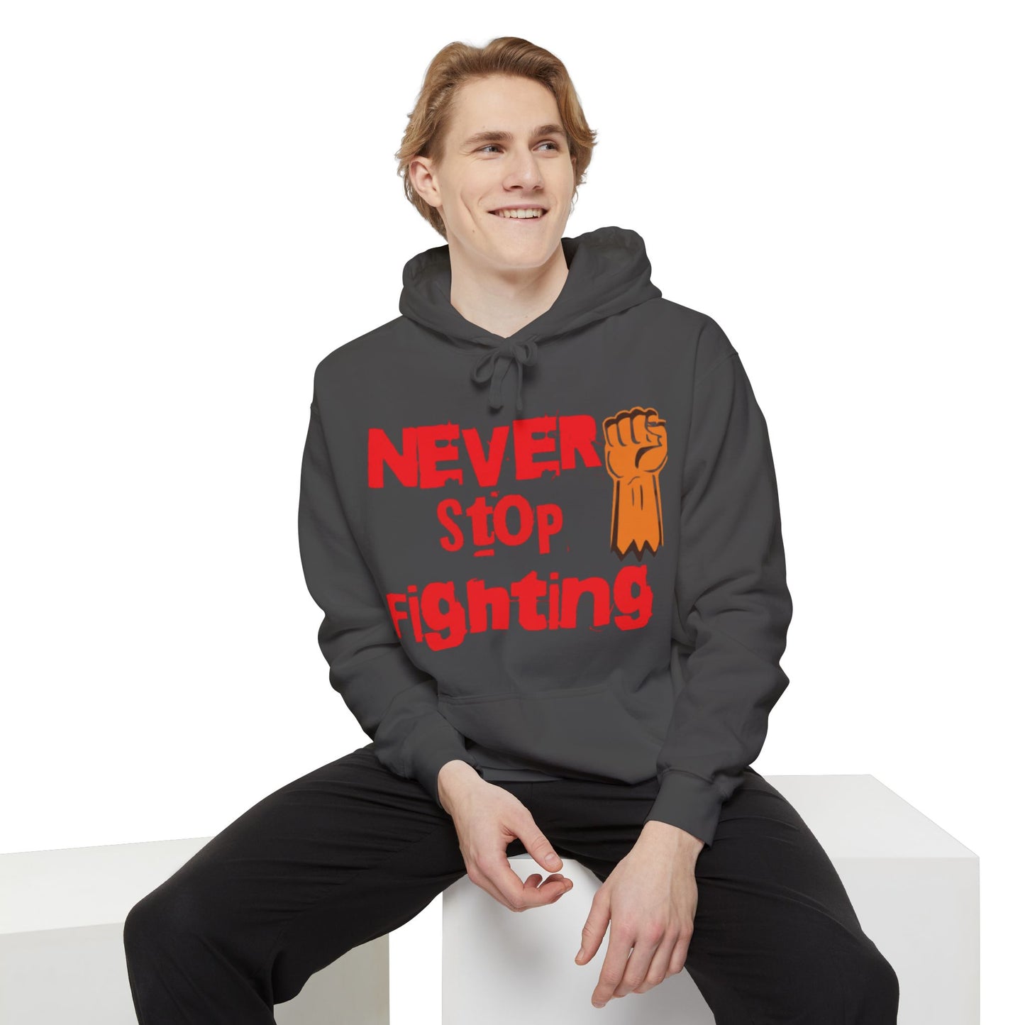 Never Stop Fighting luxury jacket.