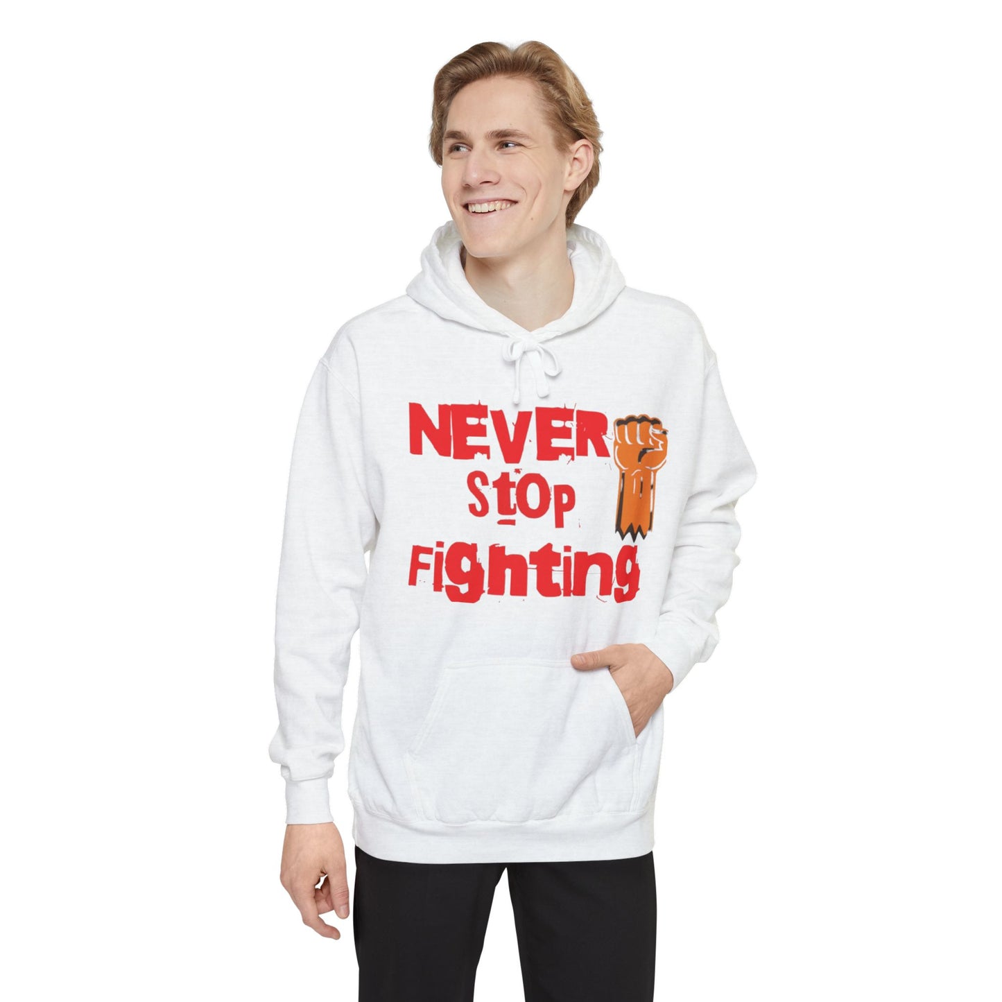 Never Stop Fighting luxury jacket.